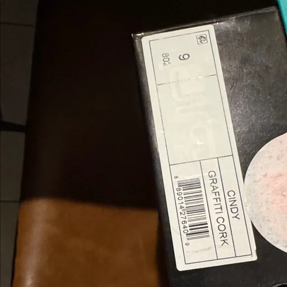 Chocolat Blu Multicolor Cork Heels - Picture 2 of 6